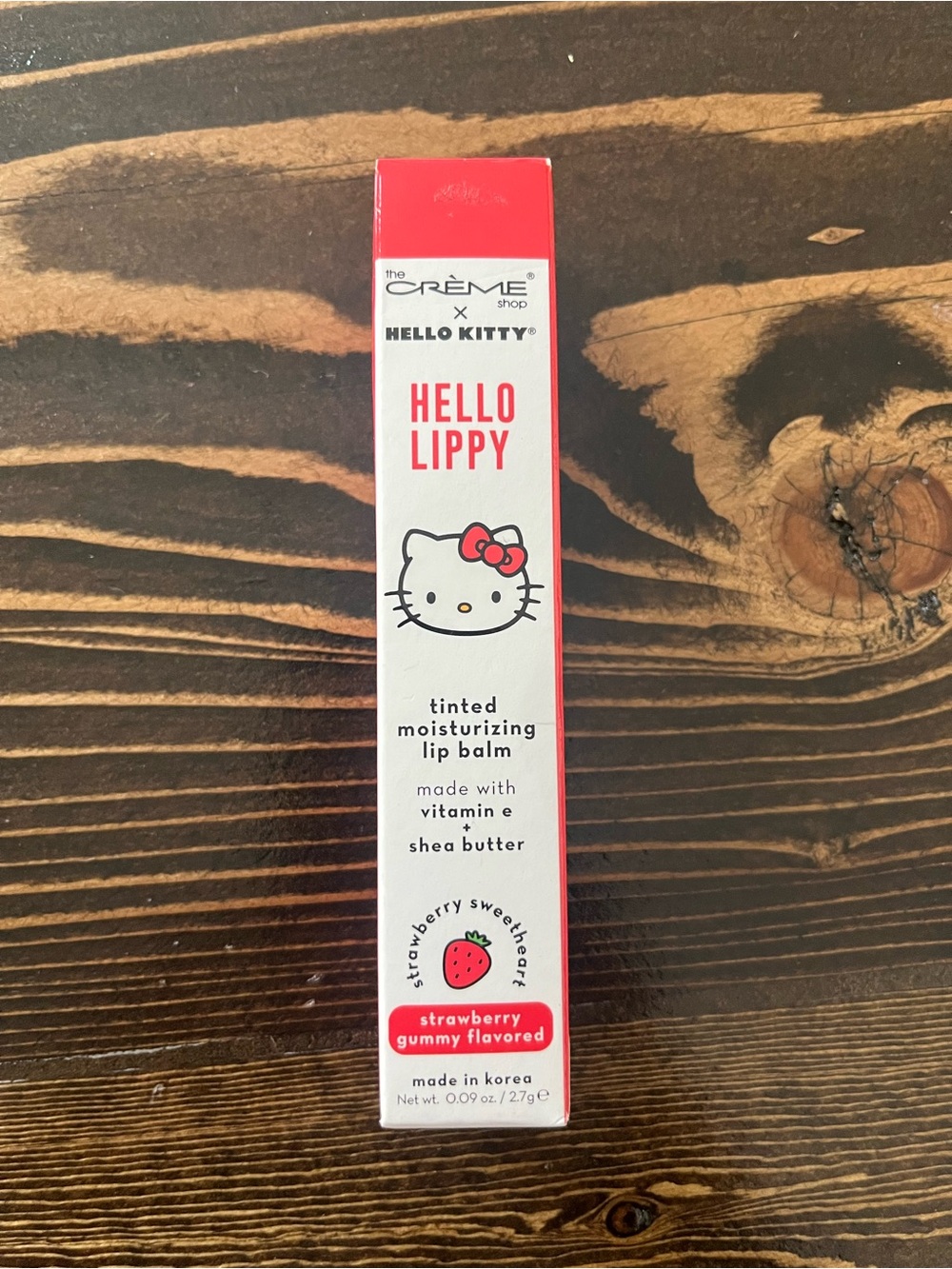 Hello Kitty Hello Lippy Tinted Lip Balm - Red & White Packaging